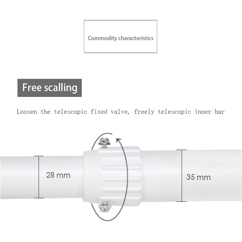 Adjustable Telescopic CCTV Security Camera Mount Bracket (30-47.2 inch) - Universal Wall Mount for IP Cameras & Surveillance Systems - Perfect for Home Security, Office Monitoring & Outdoor Surveillance