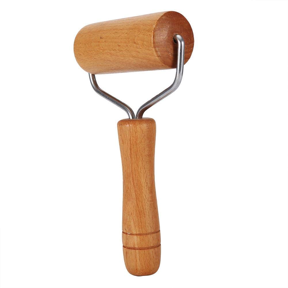 Wooden T-Shaped Pastry Roller - Multifunctional Dough Rolling Pin for Fondant, Cookies, Pizza & Pasta | Perfect for Baking, Chapati Making & Kitchen Use