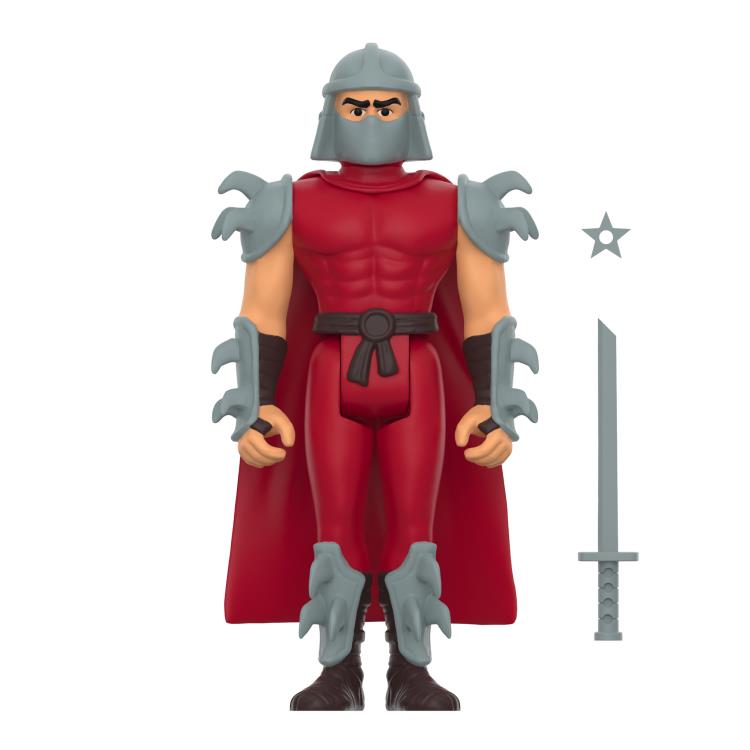 ReAction Teenage Mutant Ninja Turtles Shredder Action Figure (Comic Color) - Collectible Toy for TMNT Fans & Comic Book Enthusiasts | Perfect for Display, Play & Nostalgic Gift Giving