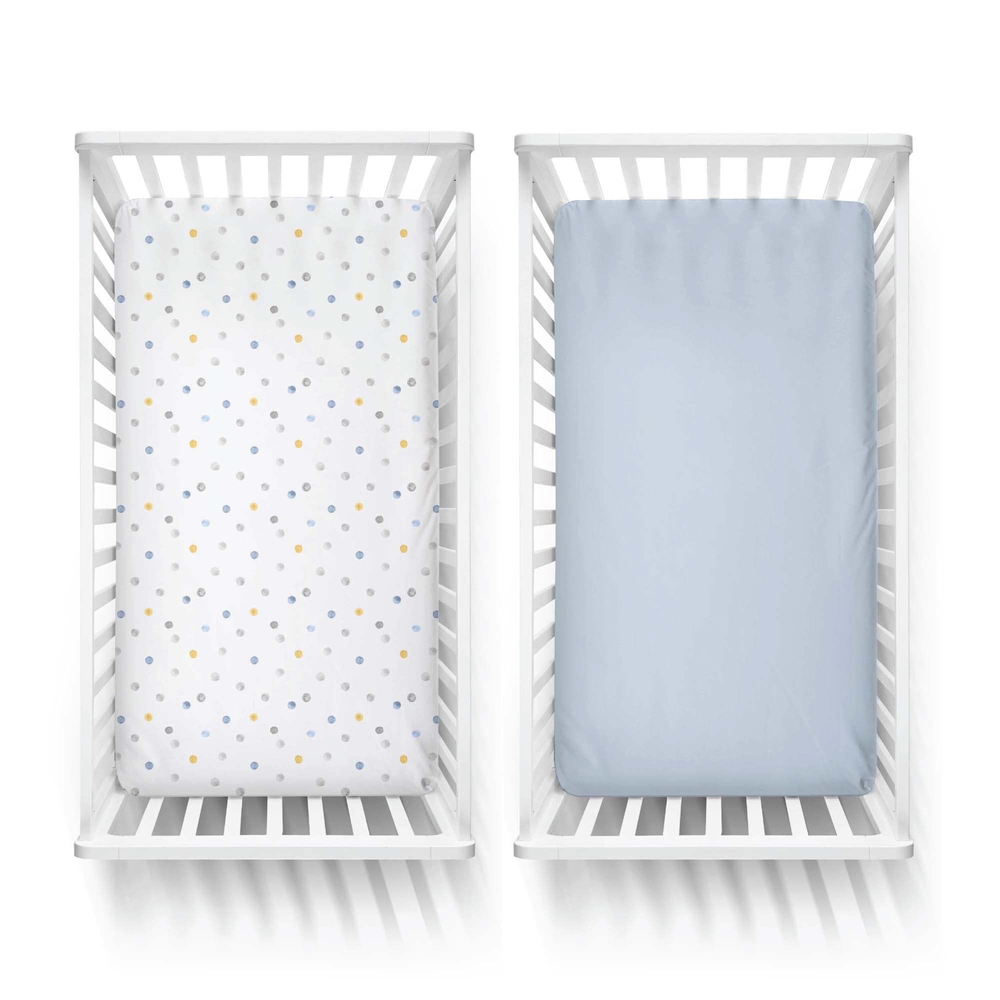 Featherhead™ 2-Pack 100% Cotton Fitted Crib Sheets - 52