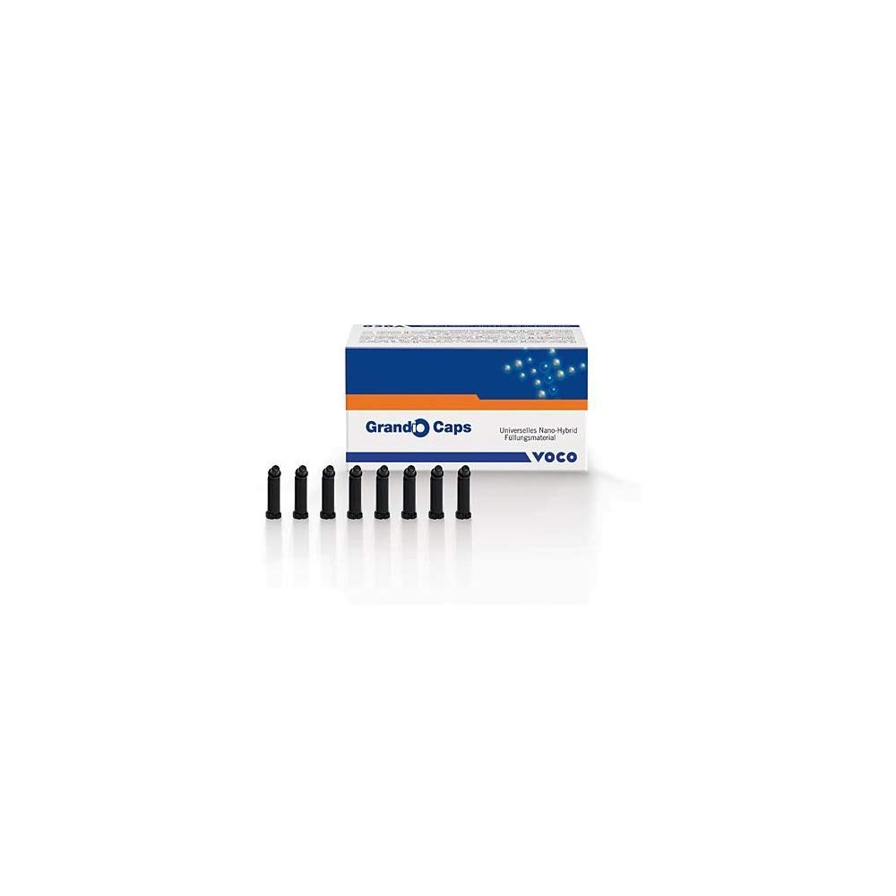 Voco 1841 Grandio Universal Nano-Hybrid Restorative Refill Capsule - A2 Shade, 0.25g (Pack of 20) | Dental Filling Material for Posterior & Anterior Teeth | Perfect for Dentists & Dental Clinics