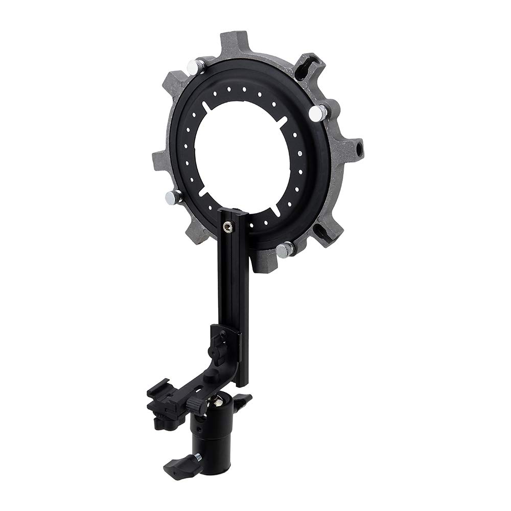 Fotodiox Speedring Flash Bracket - Compatible with Nikon, Canon, Pentax, Olympus, Vivitar, Metz, Nissin & Yongnuo Speedlites - Professional Photography Lighting Accessory for Studio & Outdoor Flash Photography