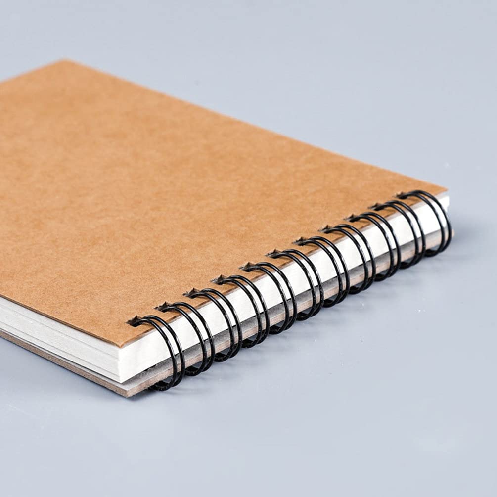 2-Pack A5 Spiral Sketchbook - Travel Notepad for Writing, Drawing & Graffiti | Durable Coil Bound Notebook with Premium Sketching Paper | Perfect for Artists, Students & Journaling On-The-Go