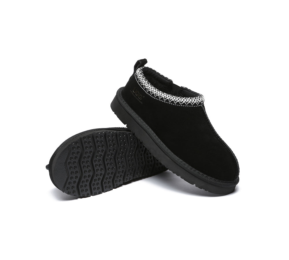 Australian Shepherd UGG Slippers - Genuine Sheepskin Wool Ankle Boots for Women & Men | Cozy Indoor/Outdoor House Shoes for Winter Comfort & Warmth