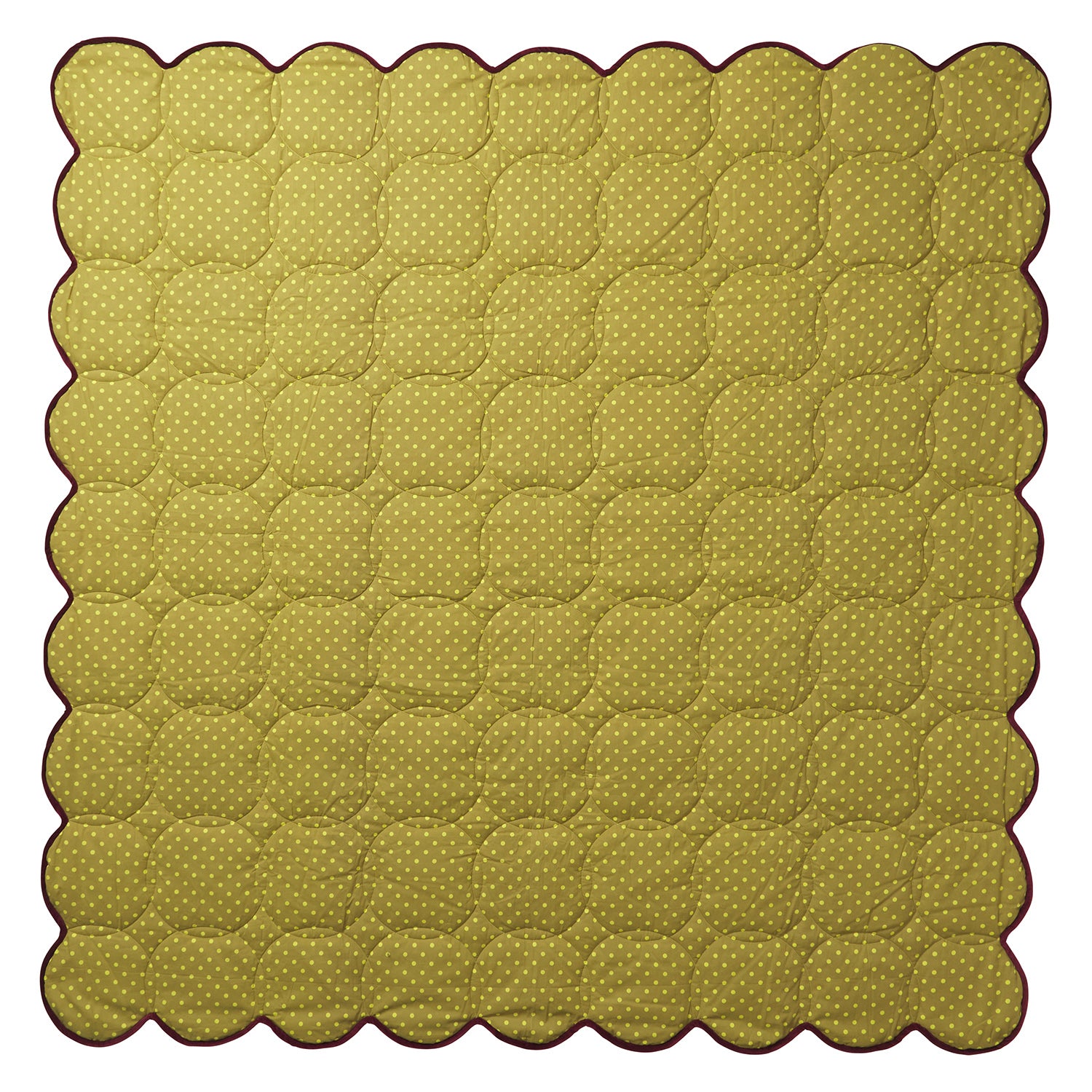 Adelyn Scalloped Quilted Coverlet - Luxury Bedspread with Elegant Stitching, Soft & Breathable for All Seasons | Perfect for Master Bedroom, Guest Room & Cozy Home Decor