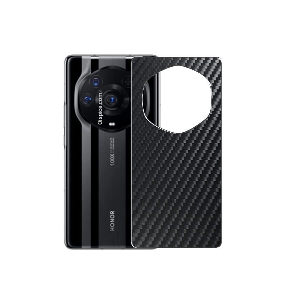 2 Pack Black Carbon TPU Back Screen Protector for HUAWEI HONOR Magic 3 Pro Plus - Flexible Film Guard (Not Tempered Glass) - Perfect for Scratch Protection & Daily Use