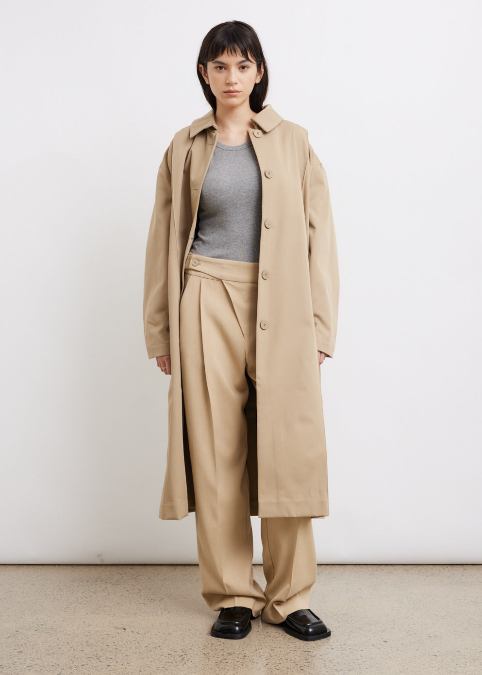 0032 Belted Trousers for Women - High Waist Slim Fit Pants with Adjustable Belt - Perfect for Office, Business Casual & Everyday Wear