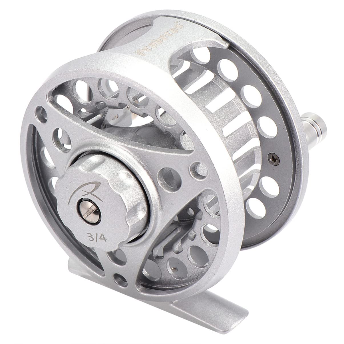 INOOMP Large Size Metal Fly Fishing Reel - Professional Spinning Wheel for Ice Fishing, Saltwater & Freshwater Angling (Silver 3/4) | Perfect for Deep Sea, Lake & River Fishing Adventures