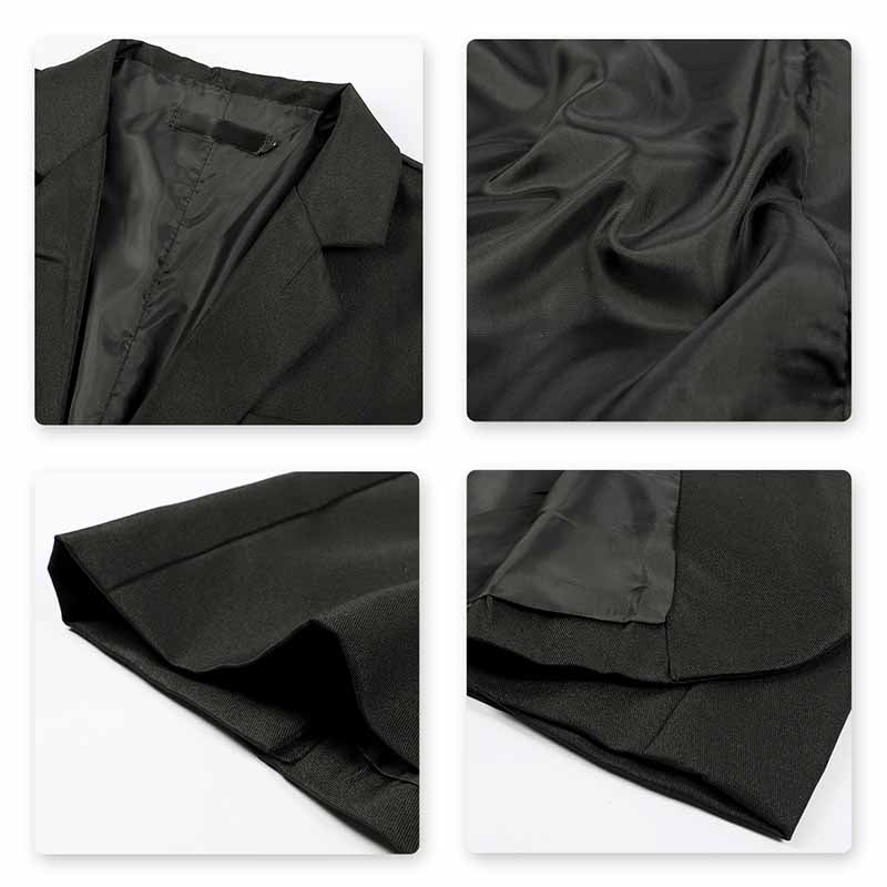 Men's Slim Fit Casual Blazer Jacket Black | Lightweight Business & Wedding Jacket | Office Wear & Formal Occasions