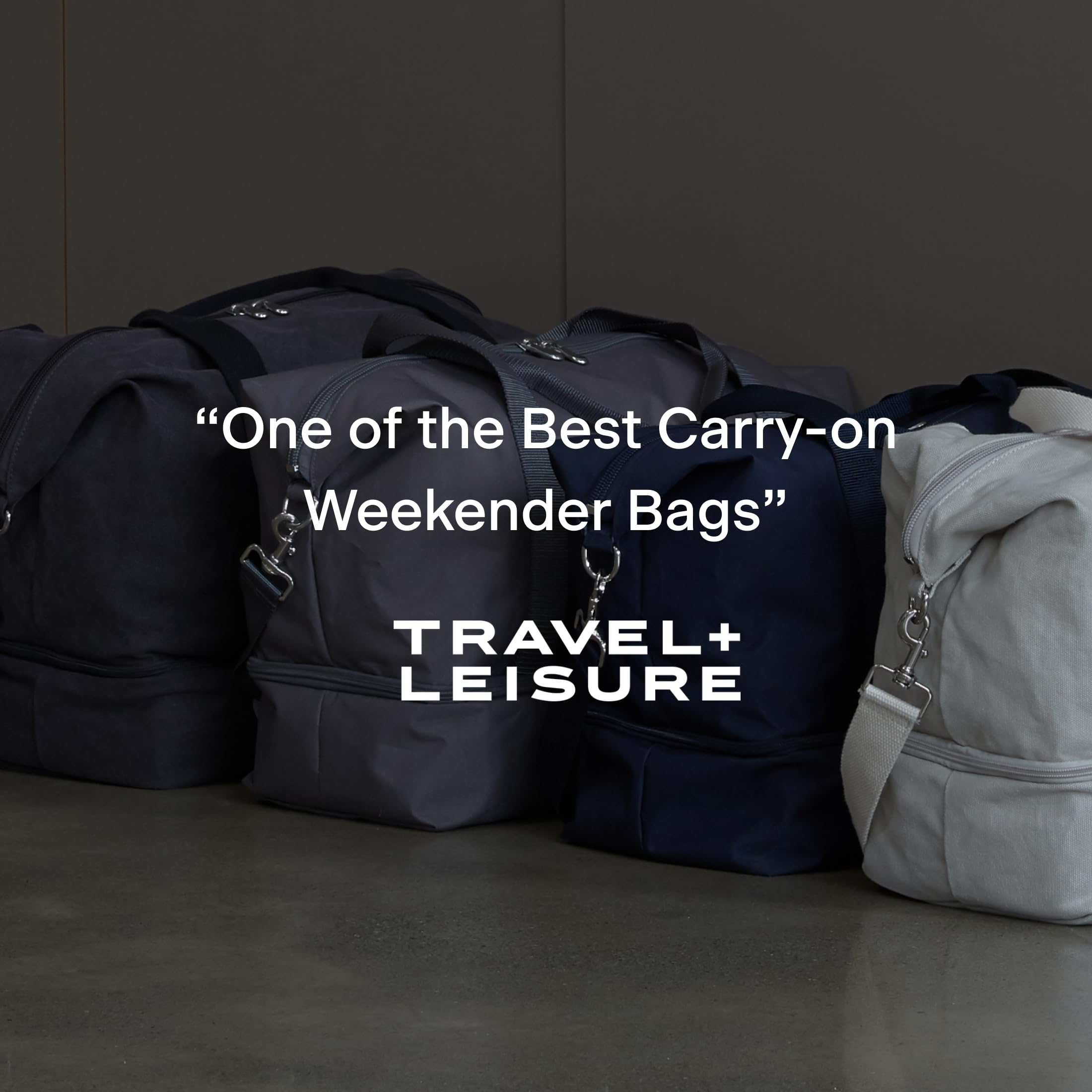 Lo & Sons Original Catalina Deluxe Premium Canvas Duffel Bag for Travel, Gym & Weekends - Water-Resistant Carryall with Shoe Compartment for Men & Women - Perfect for Business Trips, Workouts & Overnight Getaways