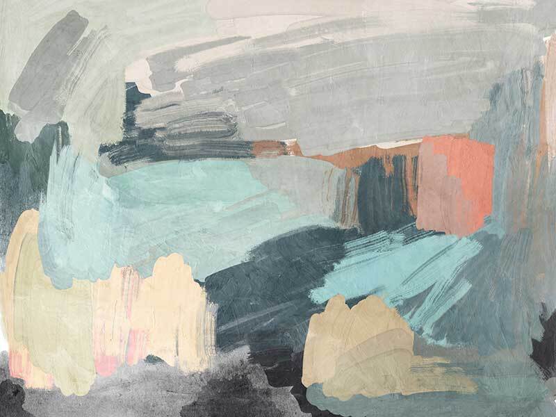 Cool, Calm & Collected Canvas Art Print - Modern Abstract Wall Decor for Living Room, Bedroom & Office - Perfect for Home & Office Decor