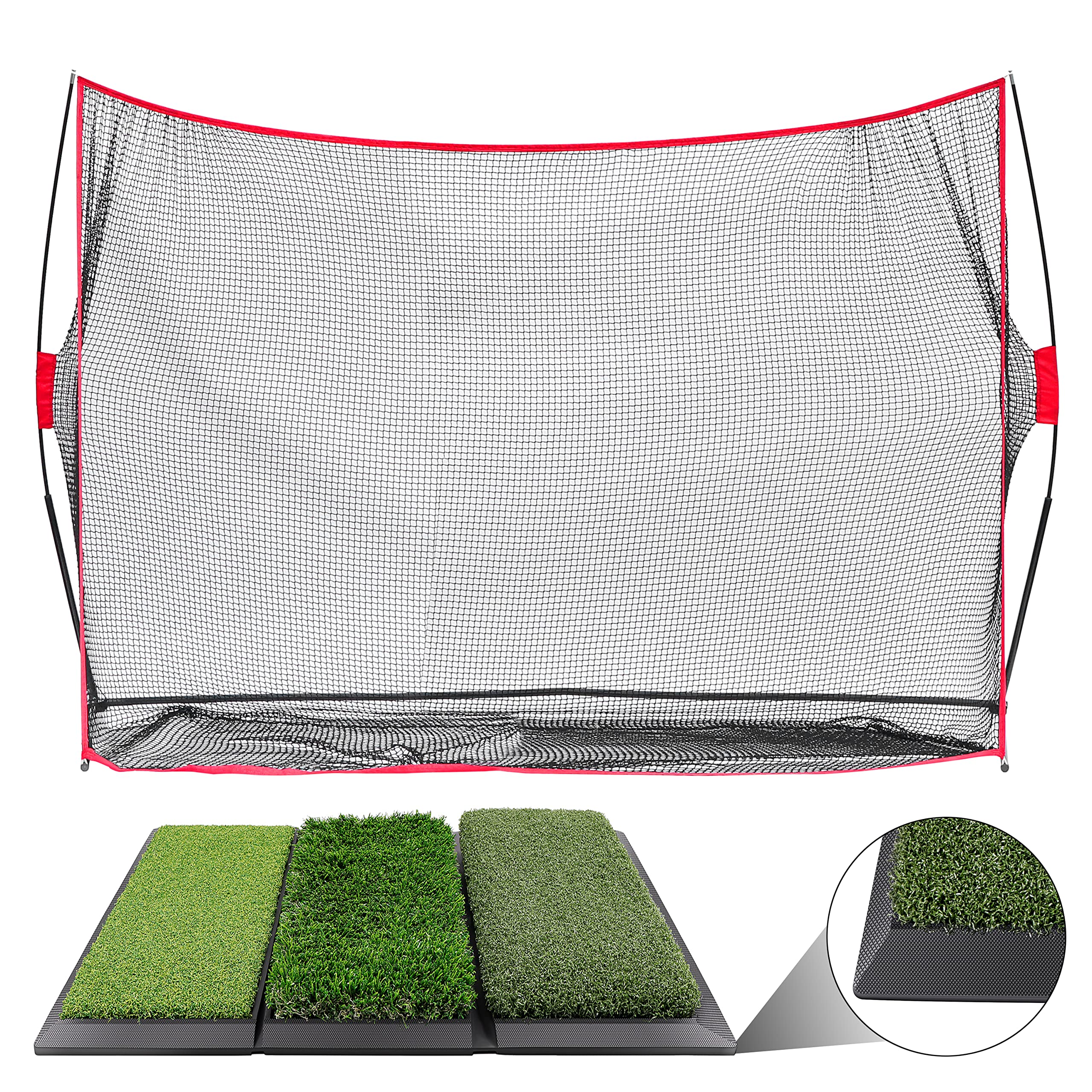 Champkey 10' x 7' Golf Practice Net with 16