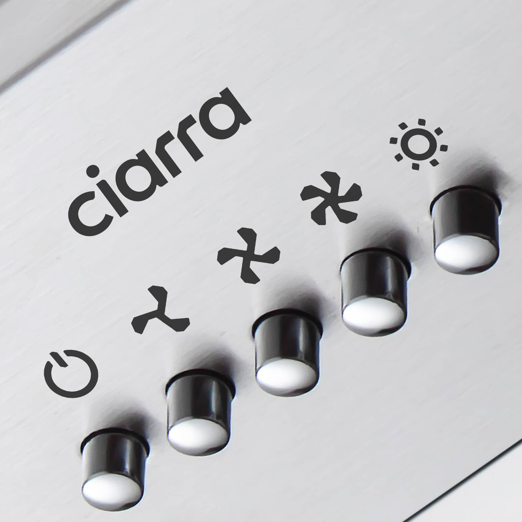 CIARRA 20 Inch Ductless Range Hood Insert - Built-In Under Cabinet Stainless Steel Kitchen Vent - CAS52913E OW - Perfect for Small Kitchens, Apartments & Remodeling Projects