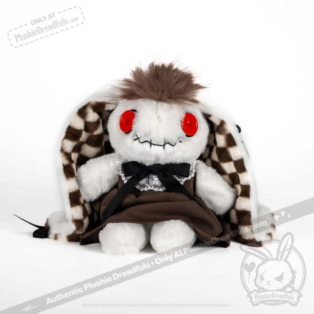 Plushie Dreadfuls Trichotillomania Rabbit - Soft Stuffed Animal Toy for Anxiety Relief & Mental Health Support | Perfect for Therapy, Comfort, and Emotional Healing