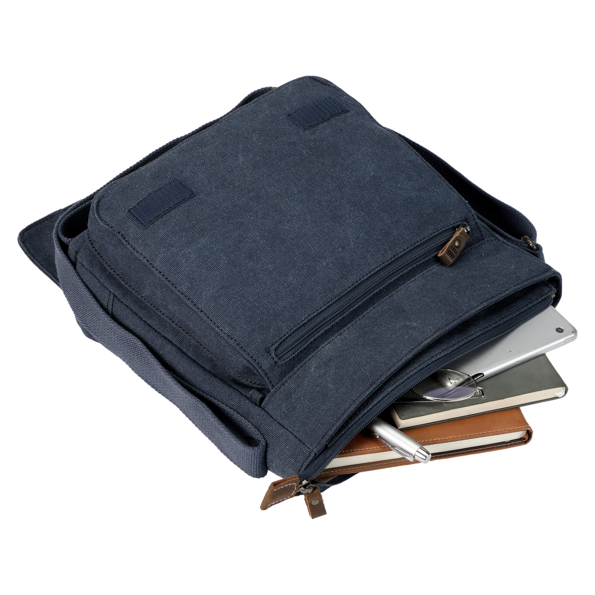 TRP0219 Troop London Classic Canvas Crossbody Bag - Stylish & Durable for Travel, Work & Everyday Use