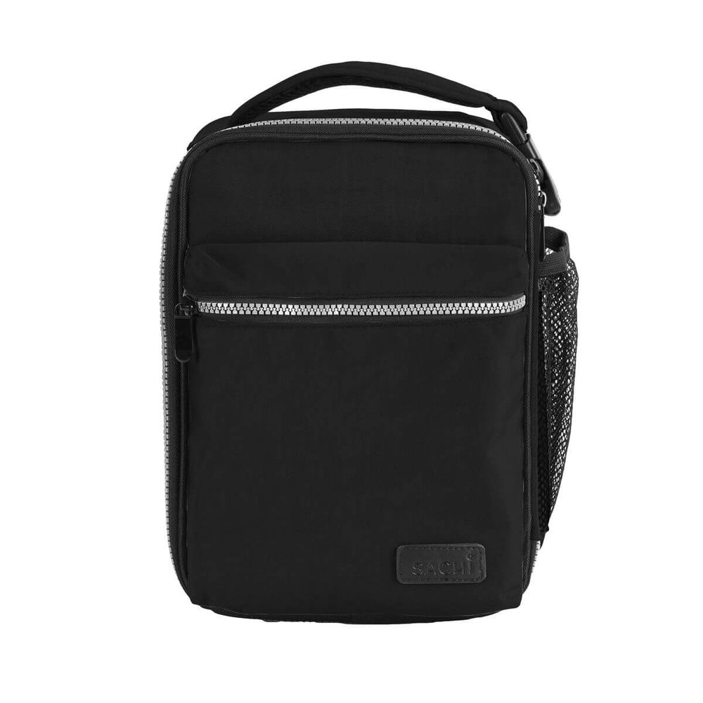 Sachi Explorer Insulated Lunch Bag - Leakproof & Thermal Insulated Lunch Box for Work, School & Picnics - Perfect for Adults & Kids (Black)