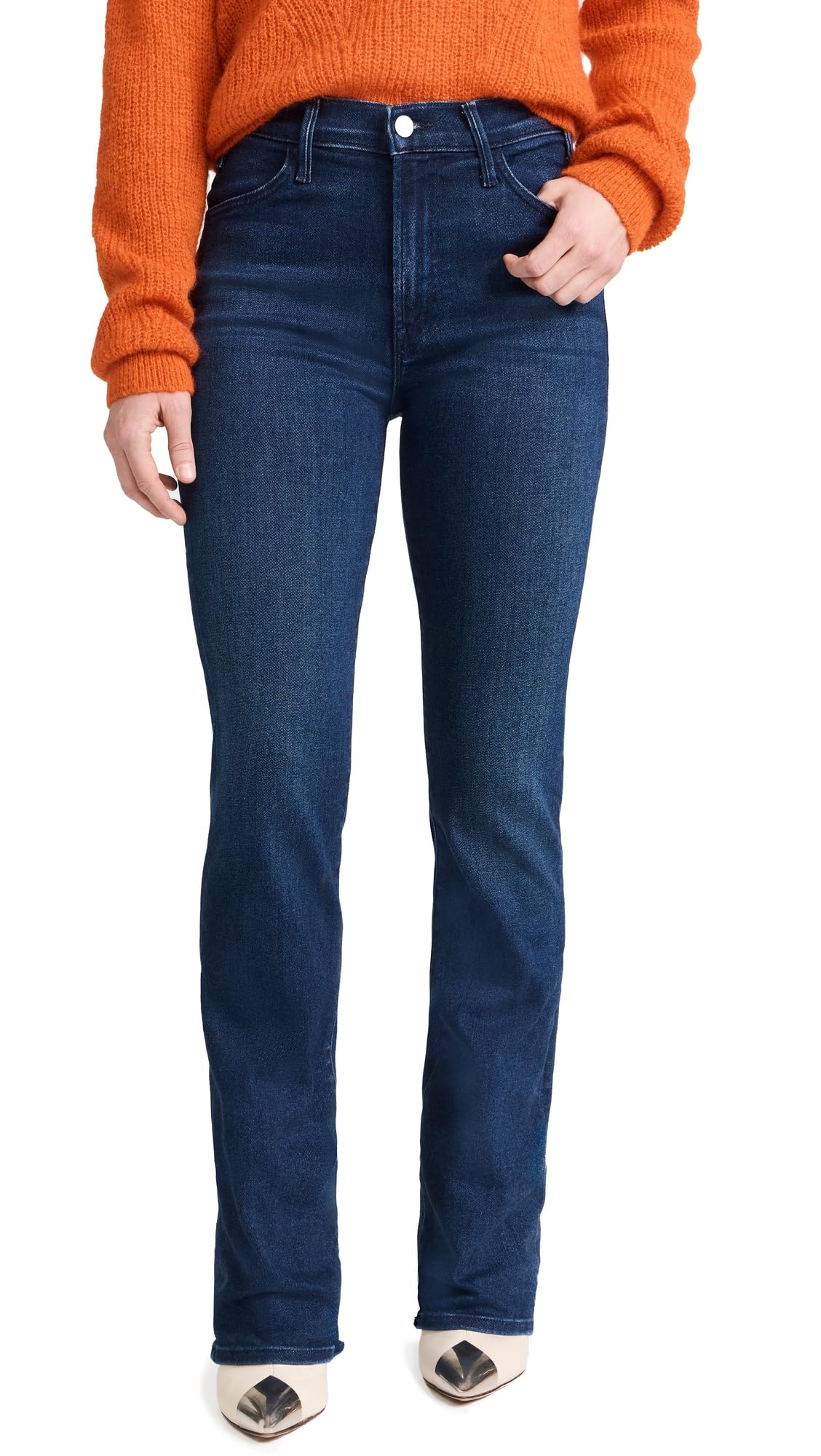 Women's Petite The Lil Hustler Heel Jeans for Women | High-Waisted Stretch Denim Pants | Perfect for Work, Date Night & Casual Outings