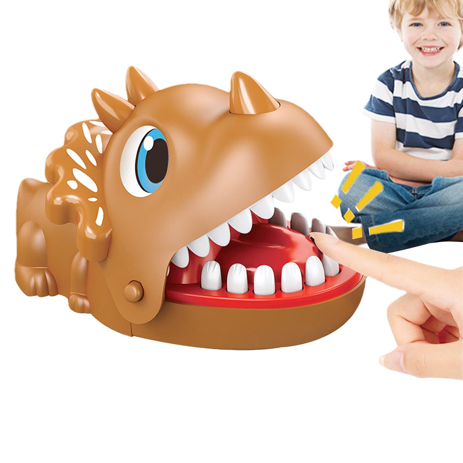 Dinosaur Dentist Game - Interactive Biting Finger Toys for Kids Ages 4+, Fun Dragon & Dinosaur Mouth Toy for Pretend Play, Educational Dentist Games for Preschoolers - Perfect for Birthday Gifts & Classroom Activities