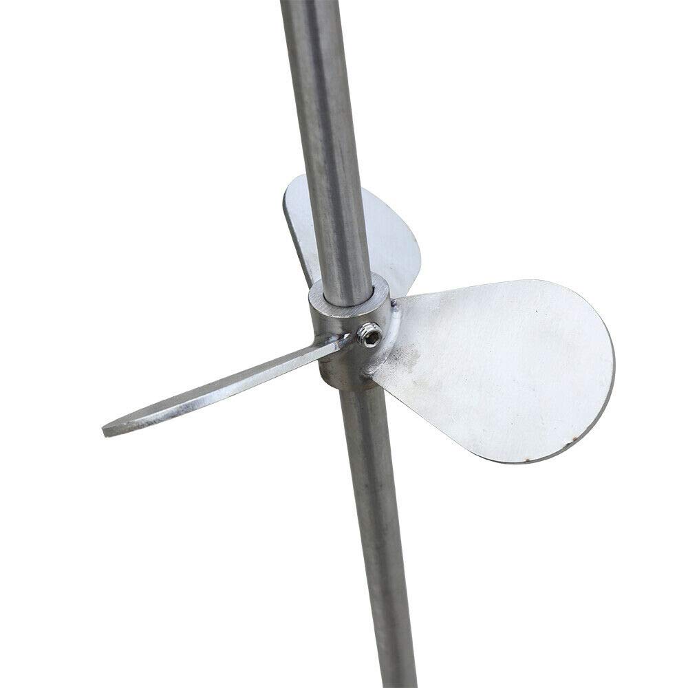 **50 Gallon Stainless Steel Pneumatic Paint Mixer - Automatic Paint Stirrer & Agitator for Ink, Paint Blending - Heavy Duty Barrel Mixing Tool (US Stock) - Perfect for Industrial Painting, Automotive Shops & DIY Projects**