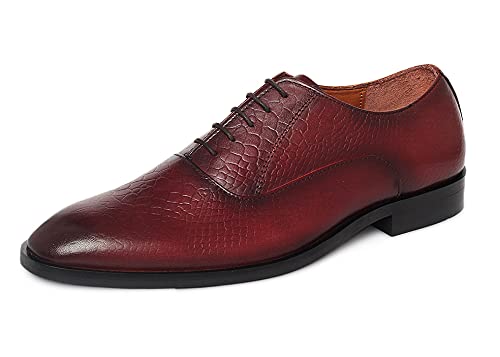 Handmade Italian Leather Derby Shoes for Men | Brown Formal Dress Shoes | Premium Quality & Comfort | Perfect for Business, Weddings & Special Occasions