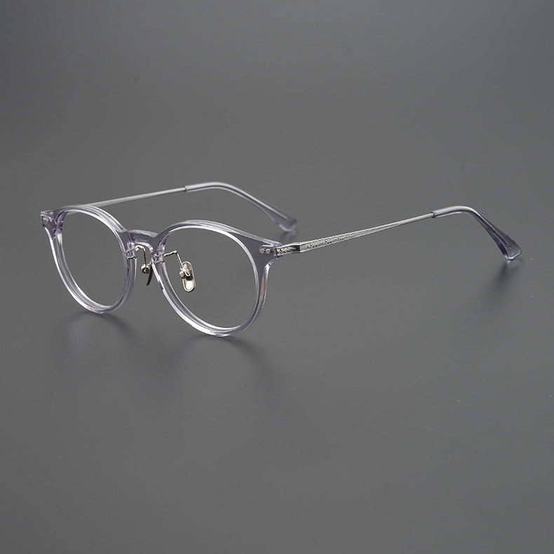 Titanium Round Glasses Frame SC003 - Lightweight & Durable Eyewear for Men & Women | Perfect for Reading, Driving & Fashion Accessories