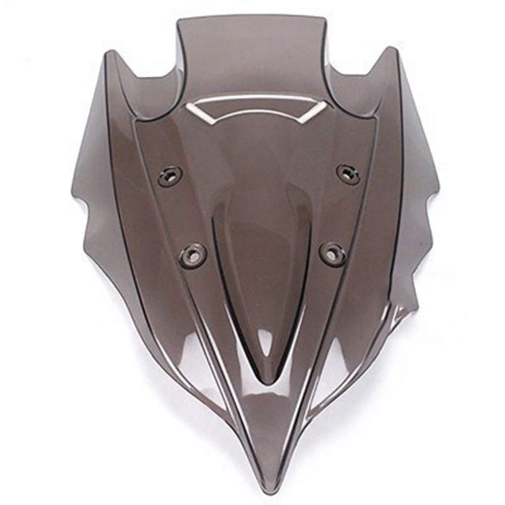Smoke Motorcycle Windshield for Kawasaki Ninja Z250 Z300 (2013-2018) - Durable Wind Protection for Highway & City Riding
