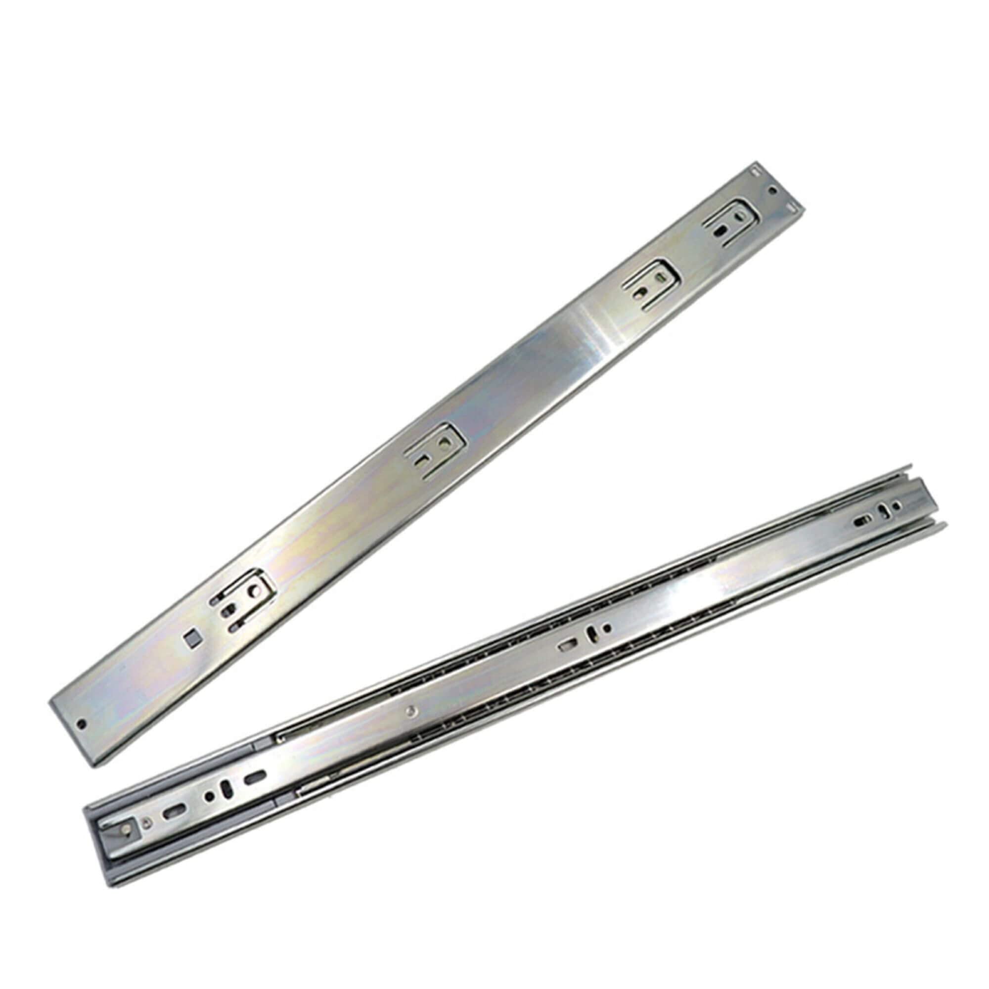 Heavy Duty Ball Bearing Drawer Slides 10-Pair (20 Inch) - Full Extension Soft Close Cabinet Rails for 14