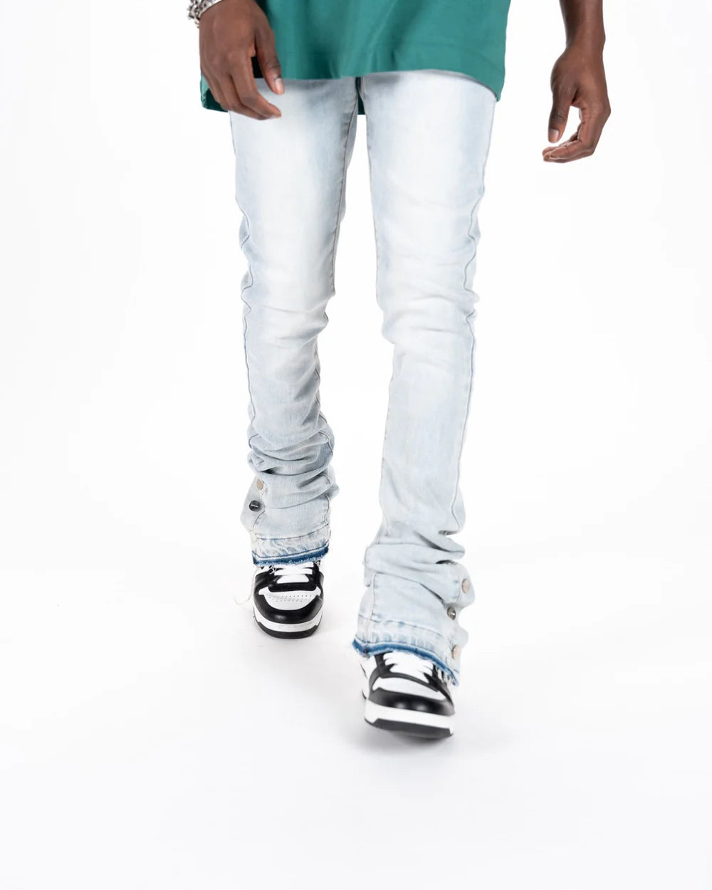 Emotionally Driven Flare Stack Denim Jeans for Women | High Waisted Vintage Bell Bottom Pants | Perfect for Casual Wear, Night Out & Festival Fashion (PH FW23 07)