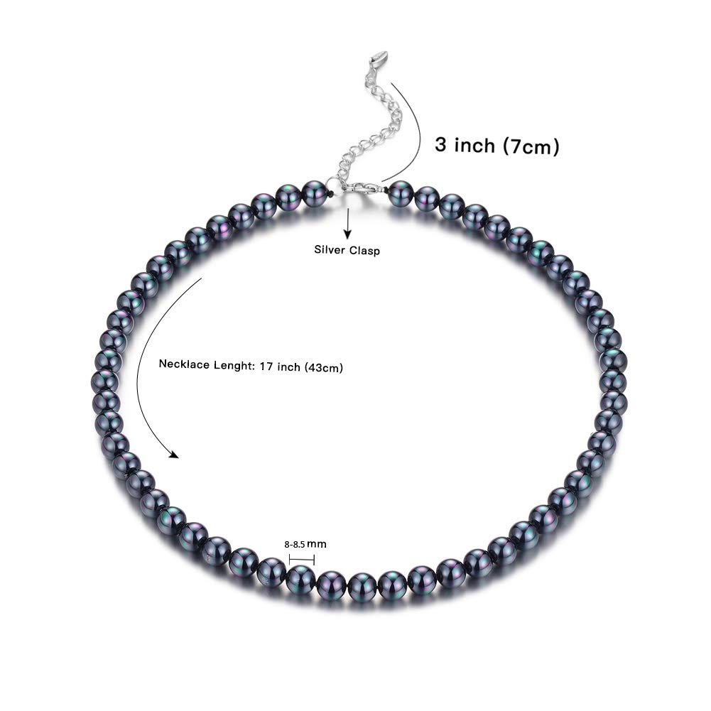 Elegant Beaded Pearl Choker Necklace for Women | Fashion Jewelry Birthday Gift | Perfect for Parties, Weddings & Special Occasions
