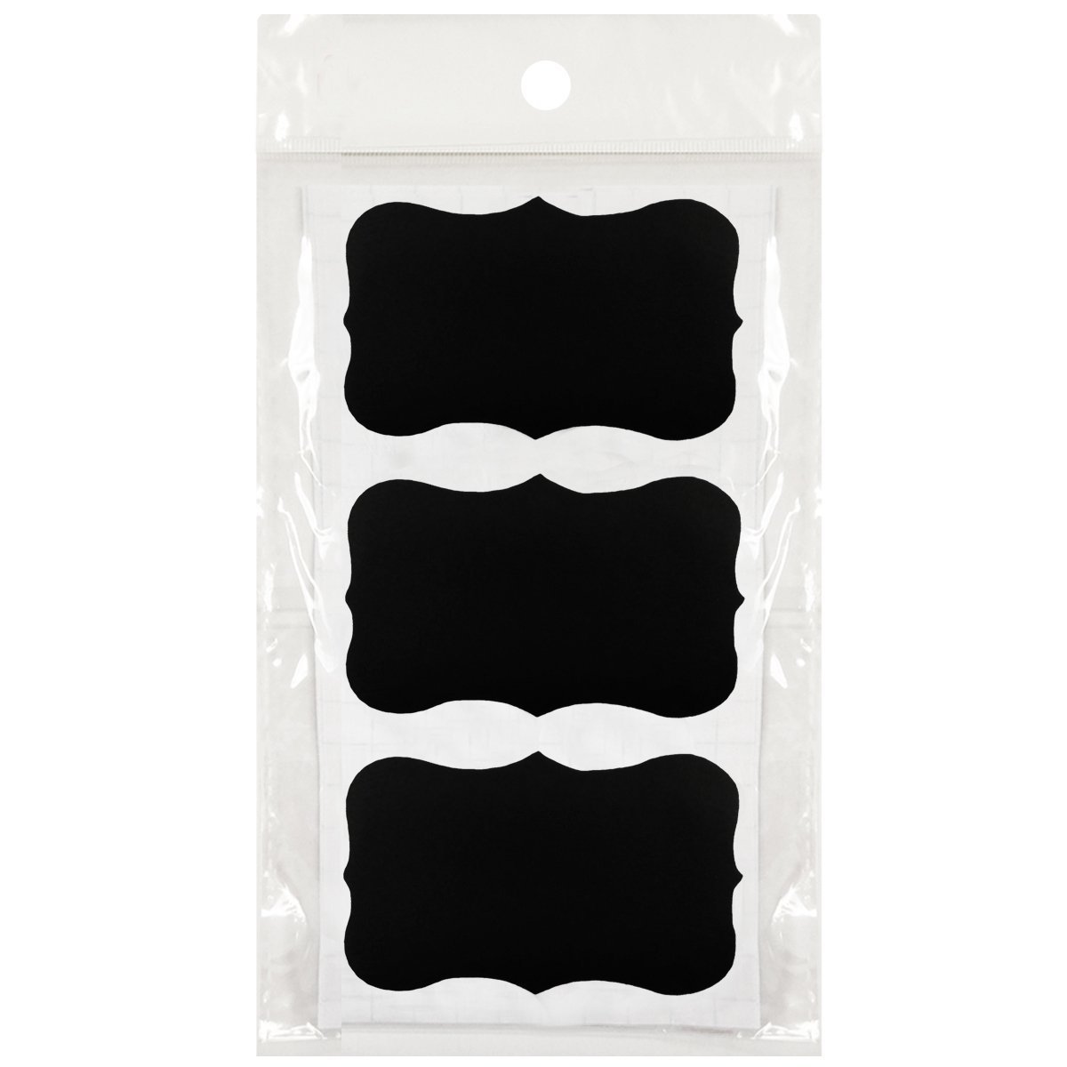 Chalkboard Labels Set of 64 - Various Sizes for Organizing & Weddings - Home & Office Use