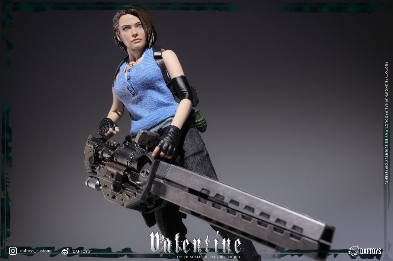 Daftoys 1/6 Valentine Sixth Scale Collectible Action Figure - Highly Detailed F017 Model for Display & Photography - Perfect for Collectors, Cosplay & Home Decor