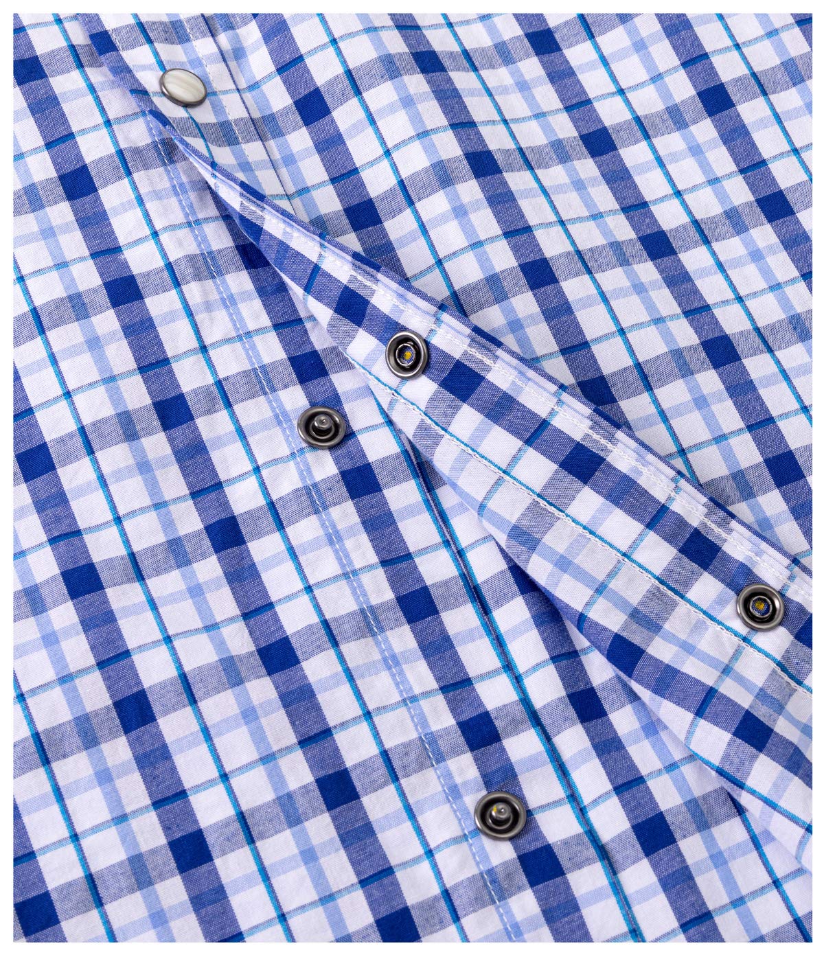 Men's Western Snap Button Plaid Long Sleeve Shirt - Regular Fit Casual Shirt for Cowboy Style, Ranch Work & Country Fashion