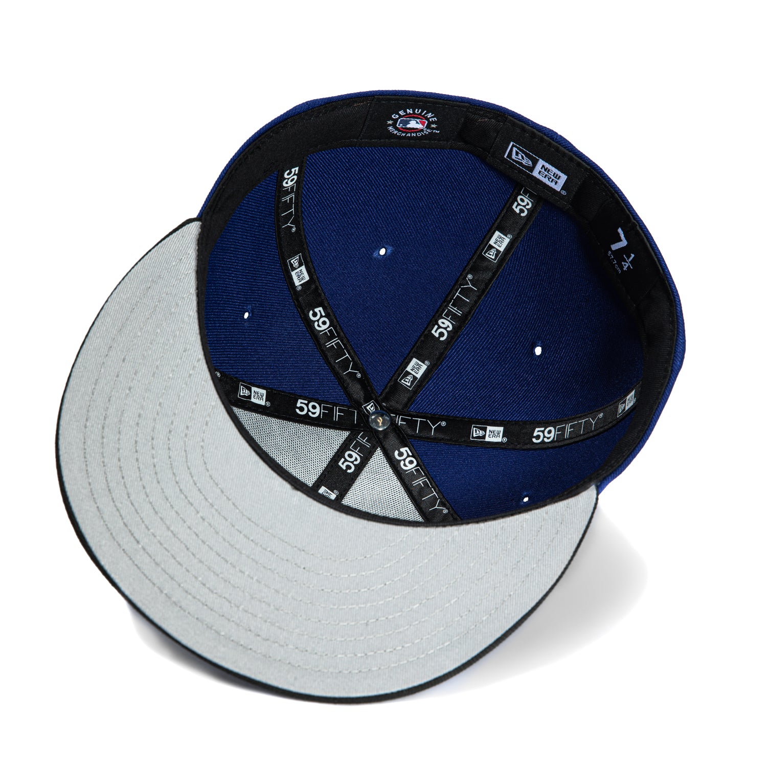 New Era 59Fifty Los Angeles Dodgers Upside Down Baseball Cap - Royal & Black Color Adjustable Snapback Hat for Men & Women - Perfect for Baseball Games, Streetwear Fashion & Sports Fan Gifts