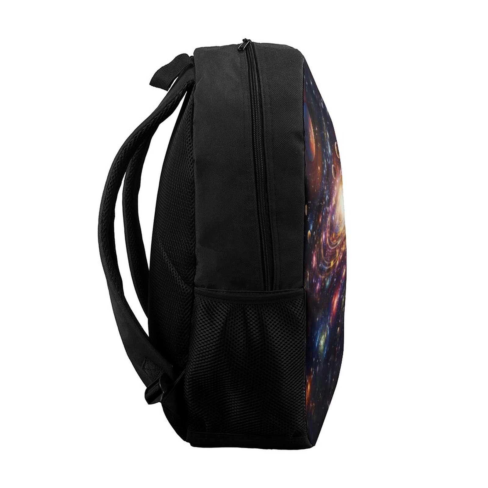 NoveAurora Galaxy 3D Printed Kids Backpack - 17 Inch Large Capacity School Bookbag for Boys & Girls, Durable Travel Rucksack for School, College, Hiking & Daily Use
