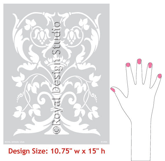 Firenze Classic Panel Stencil - Decorative Wall Painting Template for DIY Home Decor, Furniture & Crafts | Perfect for Renaissance-Inspired Murals, Accent Walls & Upcycling Projects