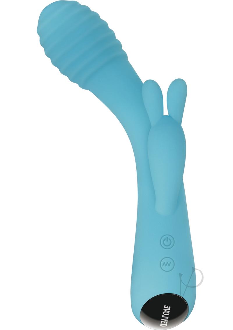Aqua Bunny Rechargeable Silicone Rabbit Vibrator - 80 Vibration Modes, Waterproof & Quiet - Perfect for Couples Play & Solo Pleasure