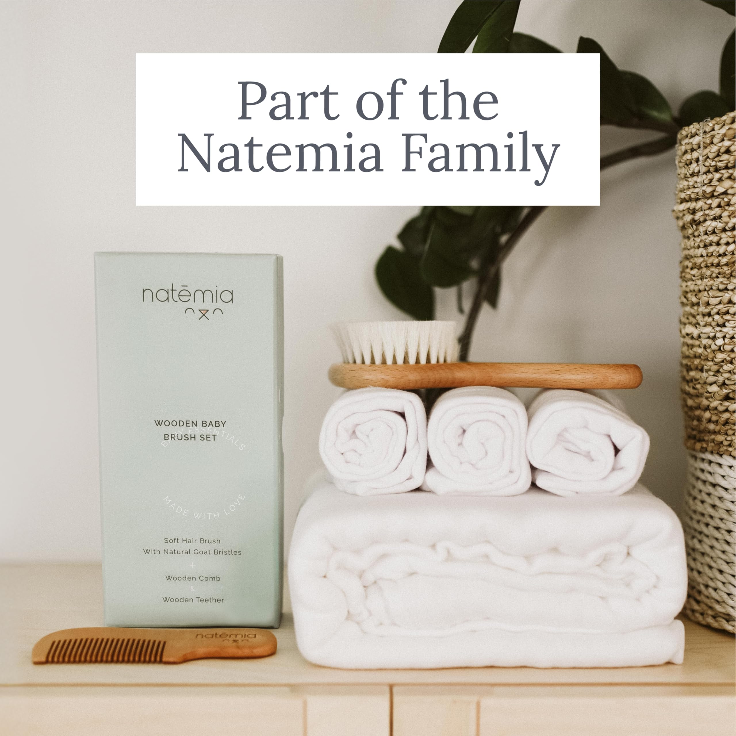 Natemia 6-Layer Bamboo Muslin Baby Blanket - Ultra Soft, Absorbent & Breathable Swaddle Blanket 47