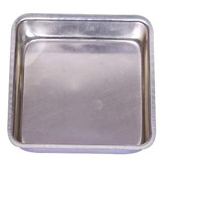 EVER GOLD 700ml Aluminum Square Cake Pan - Silver Baking Mold for Cakes, Brownies, Cheesecakes & Desserts | Perfect for Home Baking, Parties & Gifts