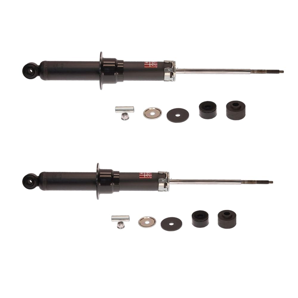 New Pair Rear Excel-G Shocks Struts for Chrysler 200 & Dodge Avenger - 77-61835AO by BuyAutoParts - Improve Ride Comfort & Stability for Sedans