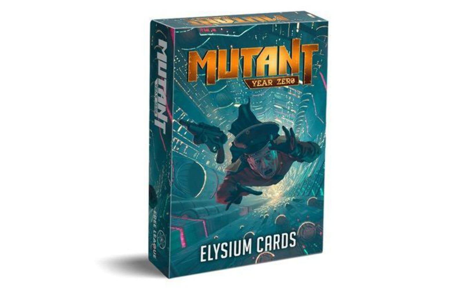 Mutant Year Zero Elysium Deck - Post-Apocalyptic RPG Card Game | Perfect for Tabletop Gaming, Roleplaying Sessions & Collector's Items