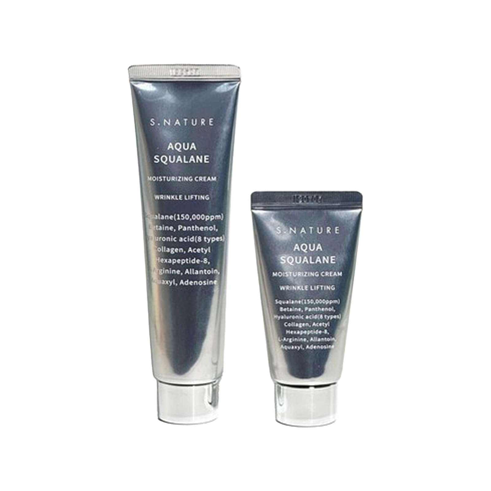 Deep Hydration Skin Care Cream with Nature Aqua Squalane, 60ml+30ml Moisturizing Cream for Dry & Sensitive Skin, Day & Night Use