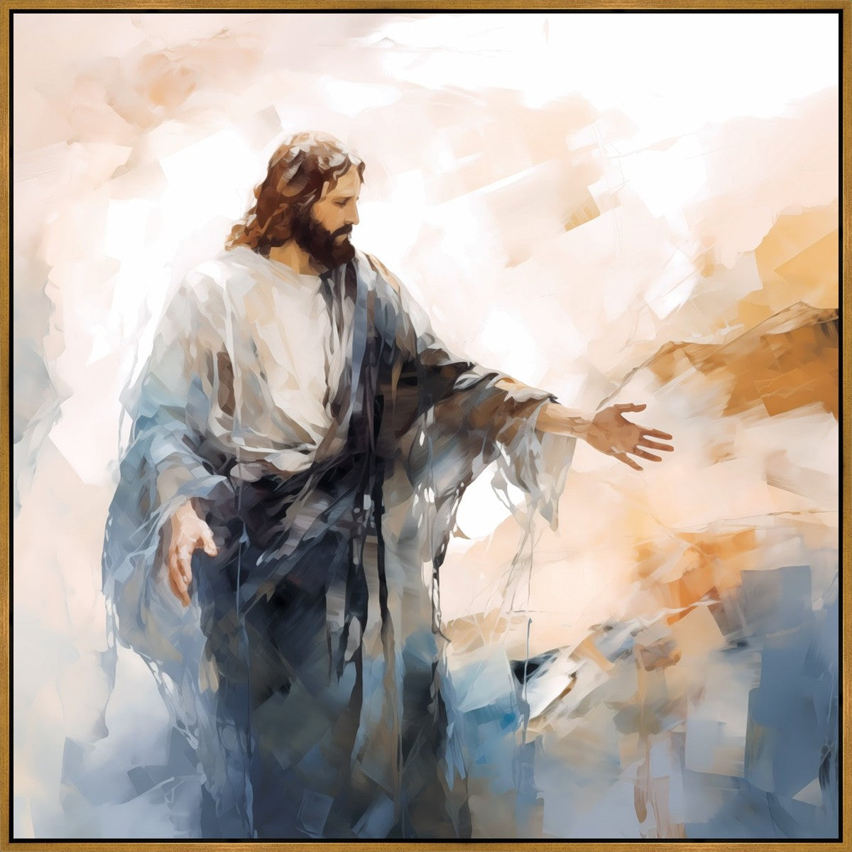 Come Unto Me Large Wall Art Gallery Wrap Canvas - Inspirational Christian Home Decor for Living Room, Bedroom & Office - Perfect Gift for Religious Holidays & Spiritual Spaces