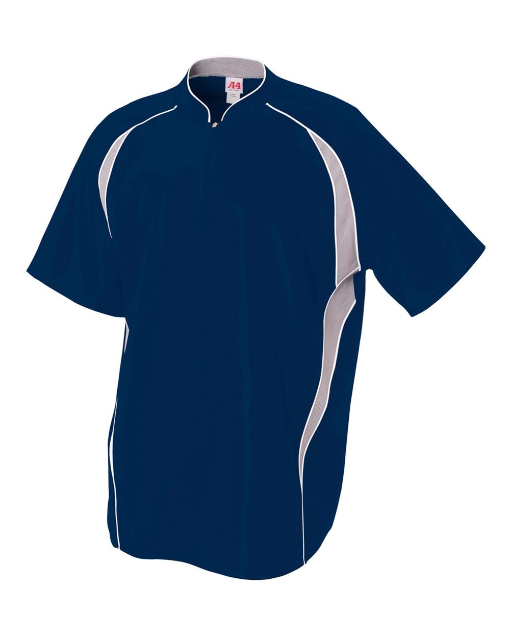 Baseball & Softball 1/4 Zip 2-Color Warm-Up Jacket Windbreaker - 6 Color Options, 10 Youth & Adult Sizes - Perfect for Training, Games & Outdoor Sports