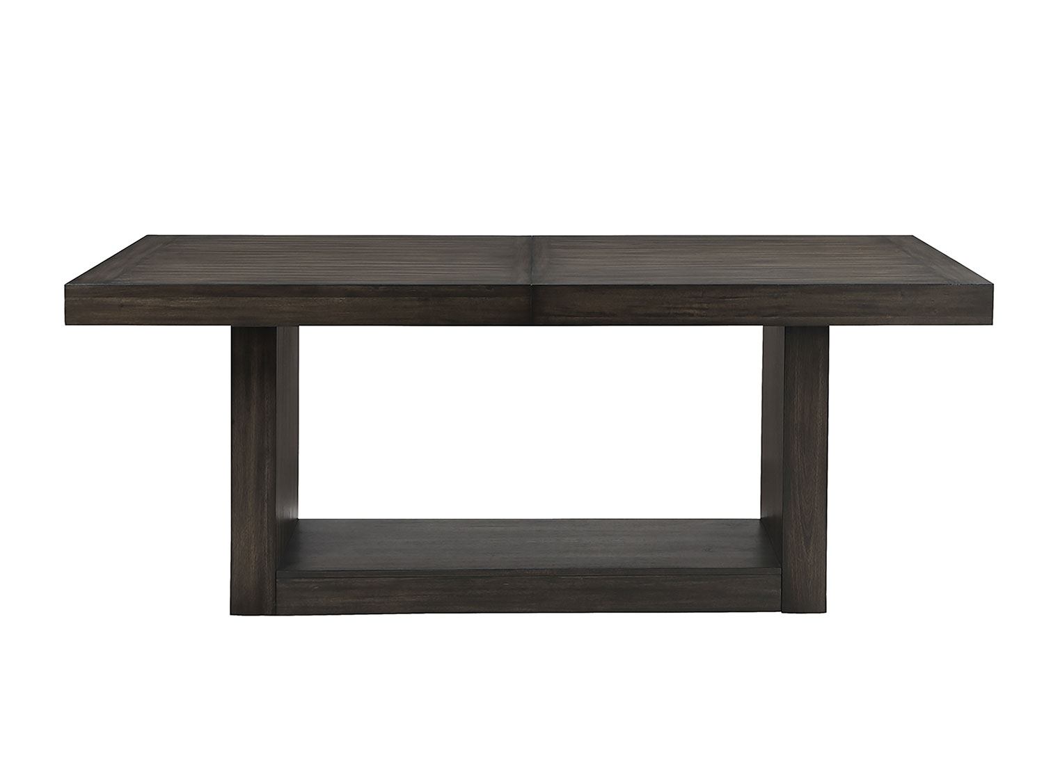 Alora Extendable Dining Table - Espresso Finish - Expandable for 6 to 8 People - Perfect for Small Spaces & Entertaining