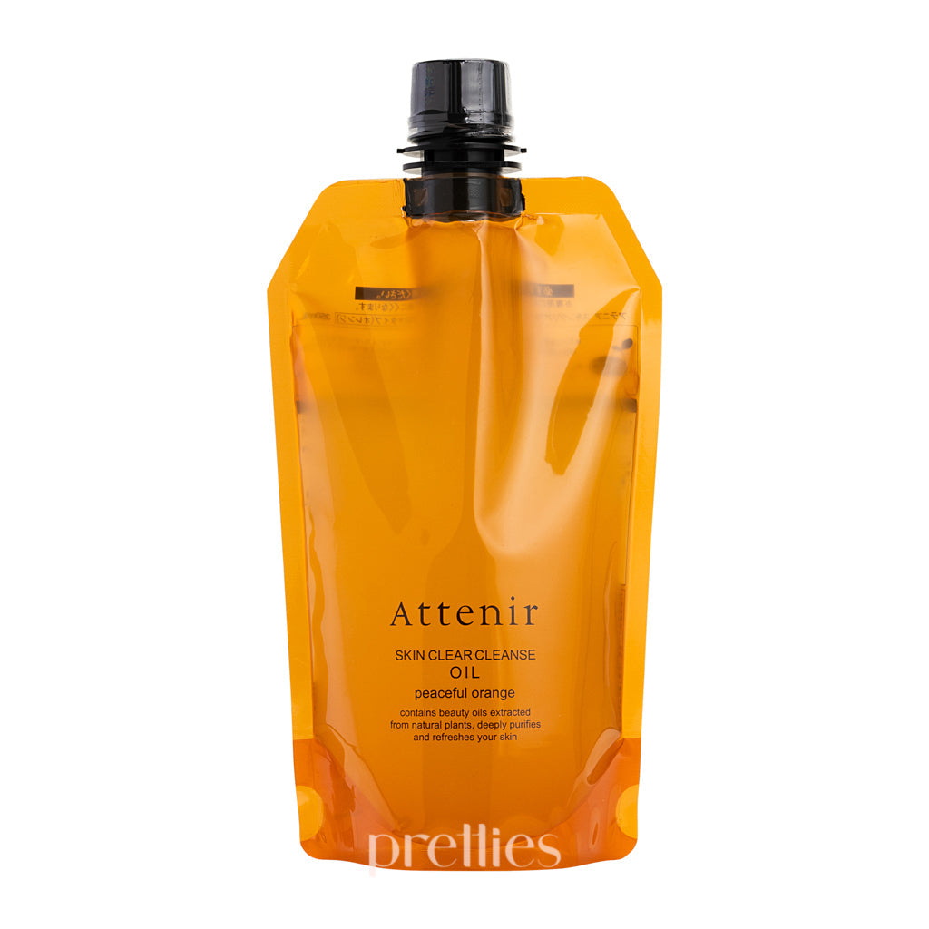 Attenir Skin Clear Cleanse Oil - Refillable 350ml Gentle Cleansing Oil for Acne-Prone Skin | Japanese Skincare | Perfect for Daily Makeup Removal & Deep Pore Cleansing