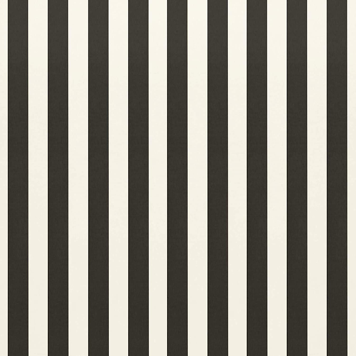 RSH DECOR: 24” x 27” Deep Seating Foam Cushion Set - All-Weather Waterproof & Fade-Resistant Outdoor Patio Furniture Cushions in Black & White Stripe - Perfect for Garden, Poolside, and Backyard Relaxation