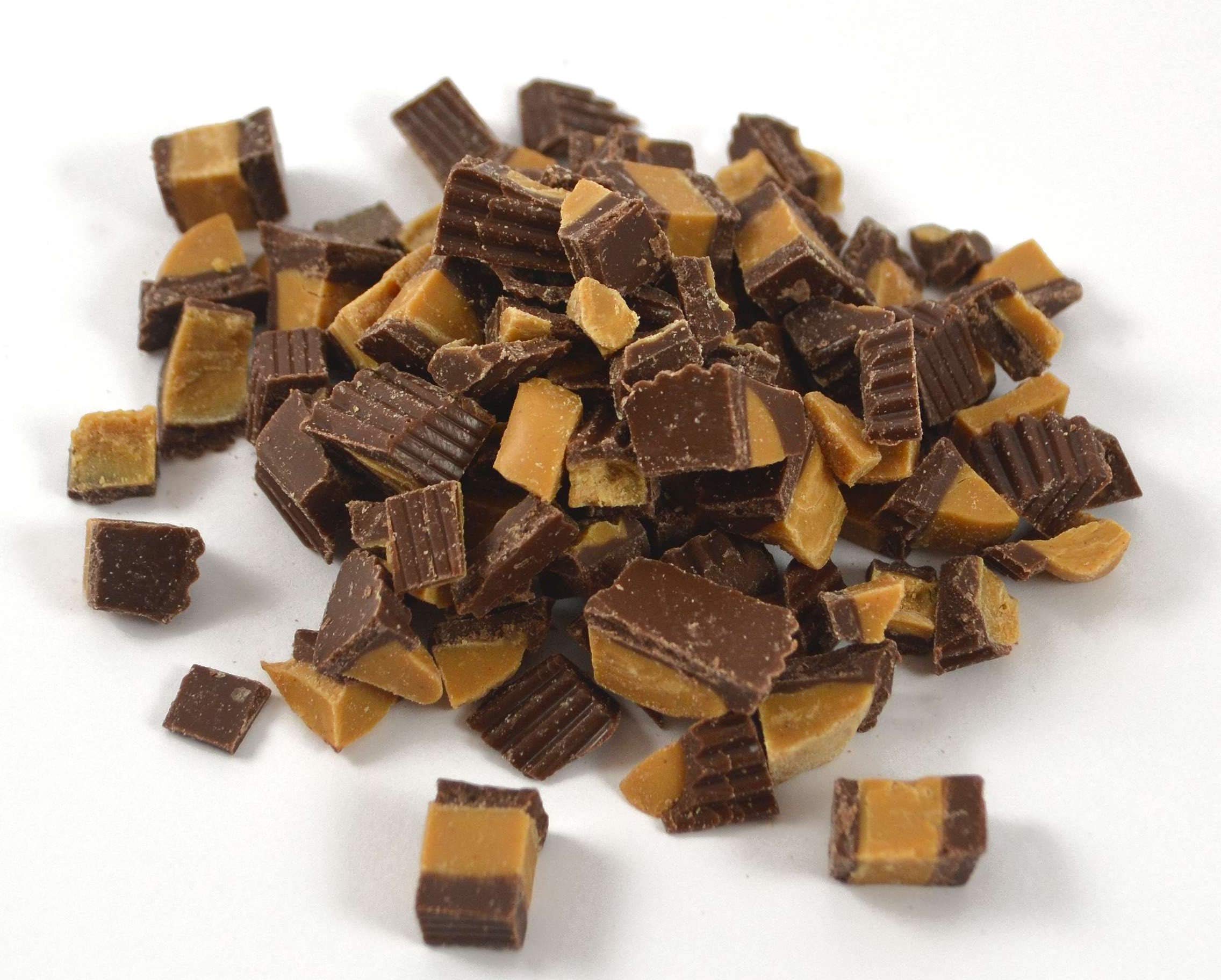Gertrude Hawk Double Chopped Milk Chocolate Peanut Butter Cups - 25 Pound Bulk Pack (1 Each) | Perfect for Baking, Party Favors & Chocolate Lovers