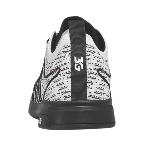 3G Ascent II White/Black Men's Right Hand Bowling Shoes - Lightweight & Comfortable for Competitive Play & League Bowling