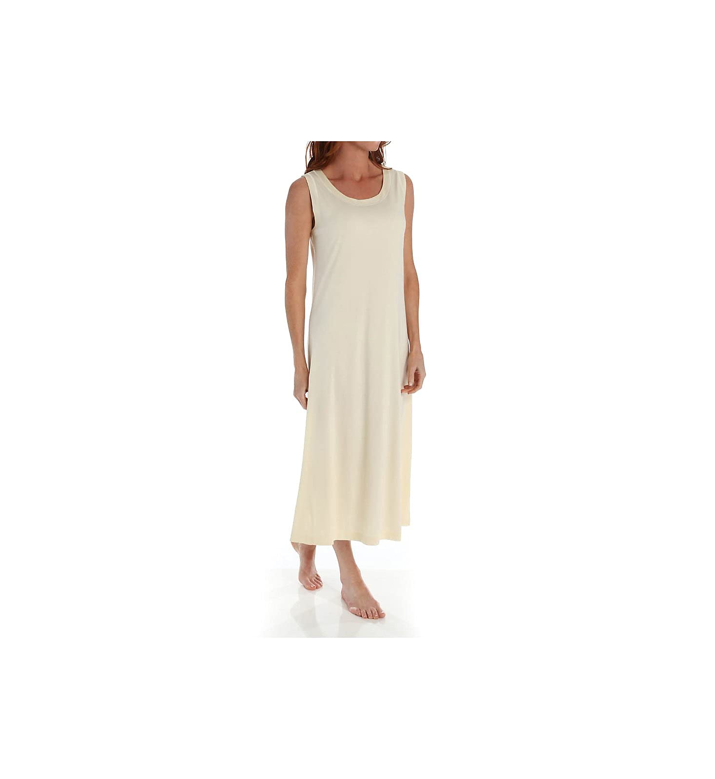 Women's Sleeveless Butterknits Nightgown - Soft Ankle-Length Sleepwear for Comfortable Nights | Perfect for Summer, Lounge Wear & Relaxing at Home
