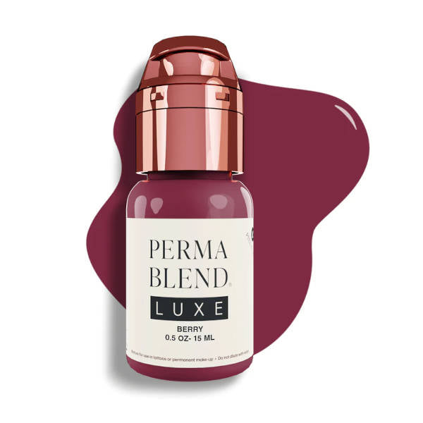 Perma Blend Luxe Berry Pigment - Professional Tattoo Ink for Vibrant & Long-Lasting Body Art - Perfect for Tattoo Artists & Permanent Makeup